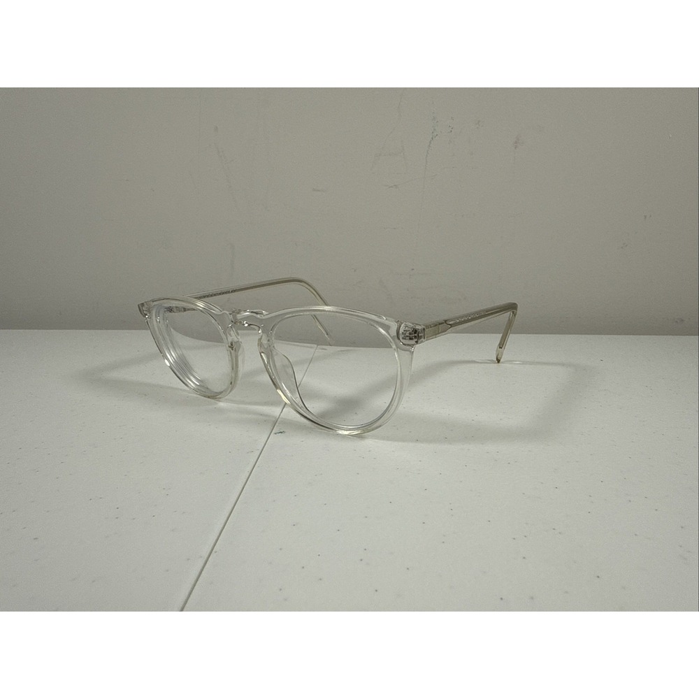 Warby Parker Haskell M 500‎ Medium Round Glasses Frames Only 49-22-145 CLEAR